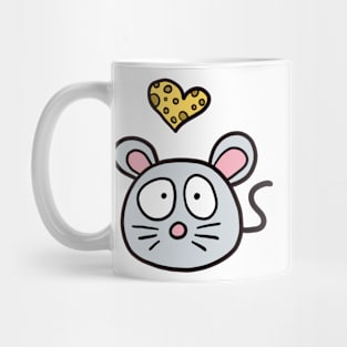 Mouse with a heart of cheese Mug